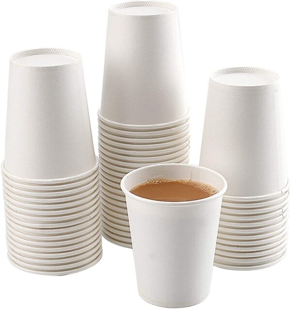 VINTAGE 8 Oz WHITE PAPER HOT CUP 1000/CS