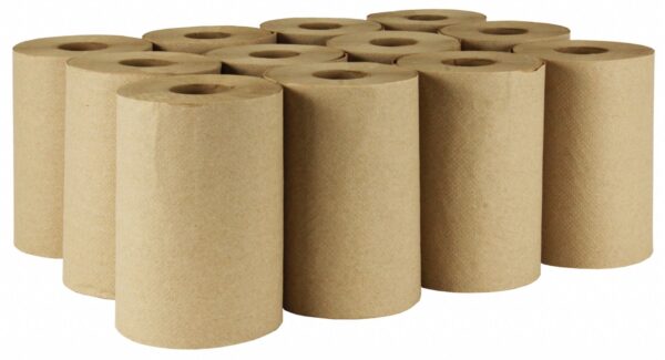 KRAFT HARDWOUND PAPER TOWELS-12 ROLL - Image 2