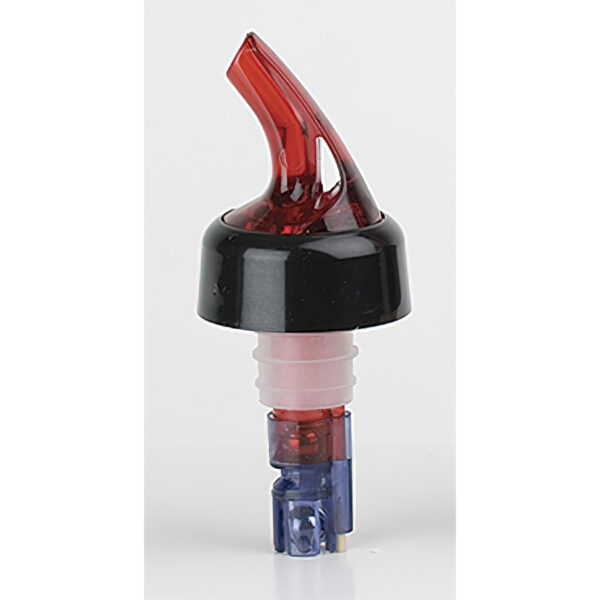 Pourer-Automatic Red Spout with Black/ No Collar -(1 dz/bag)