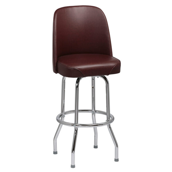 Stool 1 Ring Chrome Frame with Bucket Seat ( 2ea/cs)