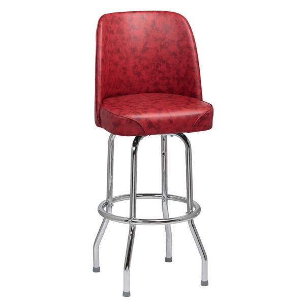 Stool 1 Ring Chrome Frame with Bucket Seat ( 2ea/cs) - Image 4