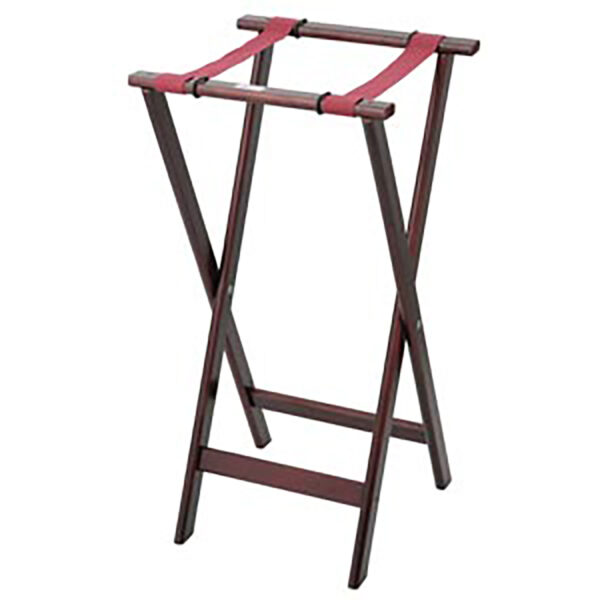 Tray Stand-Walnut - 38" & 32" (1 ea/cs) - Image 2